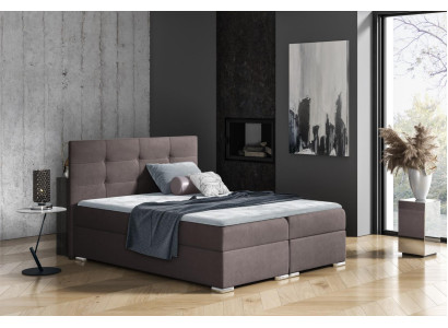 Bed bed frame box spring bed 160x200 bedroom design double hotel modern